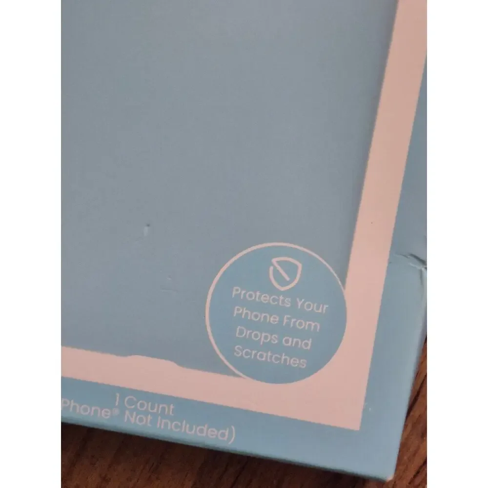 Phone Case for iPhone Air – Slim Clear TPU Wireless Charging Compatible Blue S13